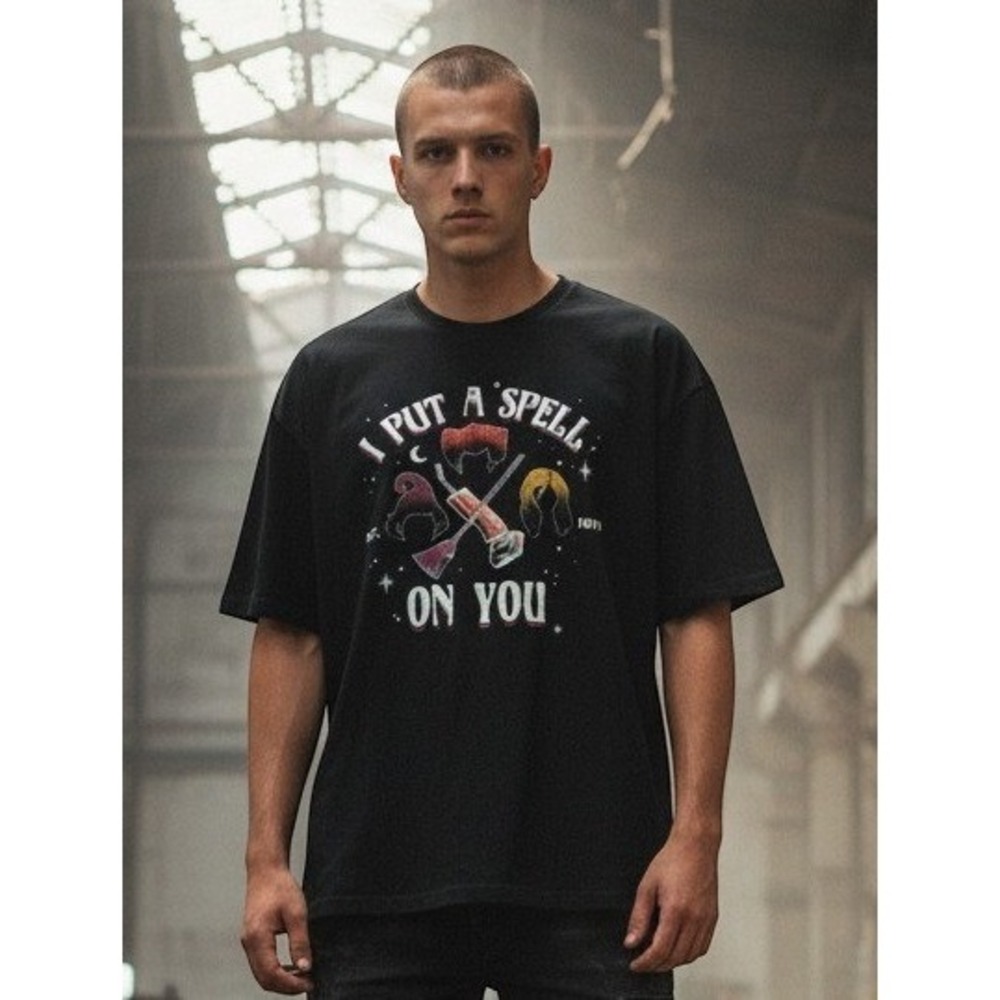 Disney Hocus Pocus I Put a Spell on You Halloween T-Shirt Adult Large Black